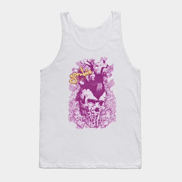 The Zombie Tank Top by MuftiArt